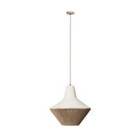 Maris Pendant White Natural 48x48x49cm