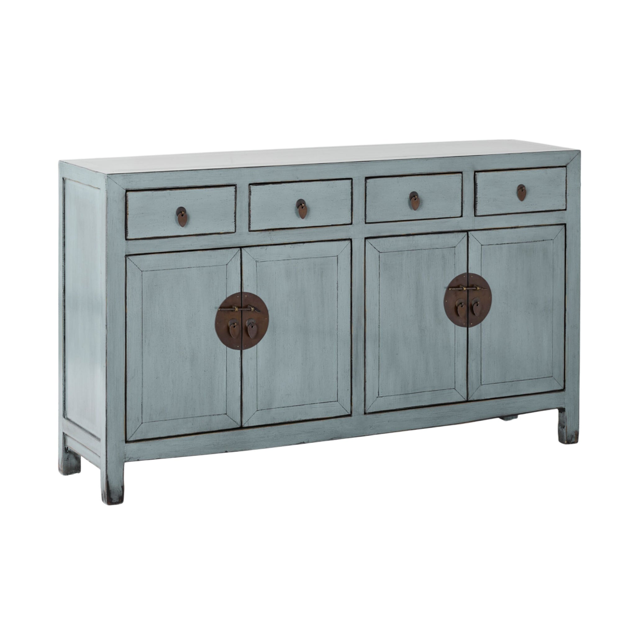 Sansha 4 Door & 4 Drawer Sideboard Dove Grey