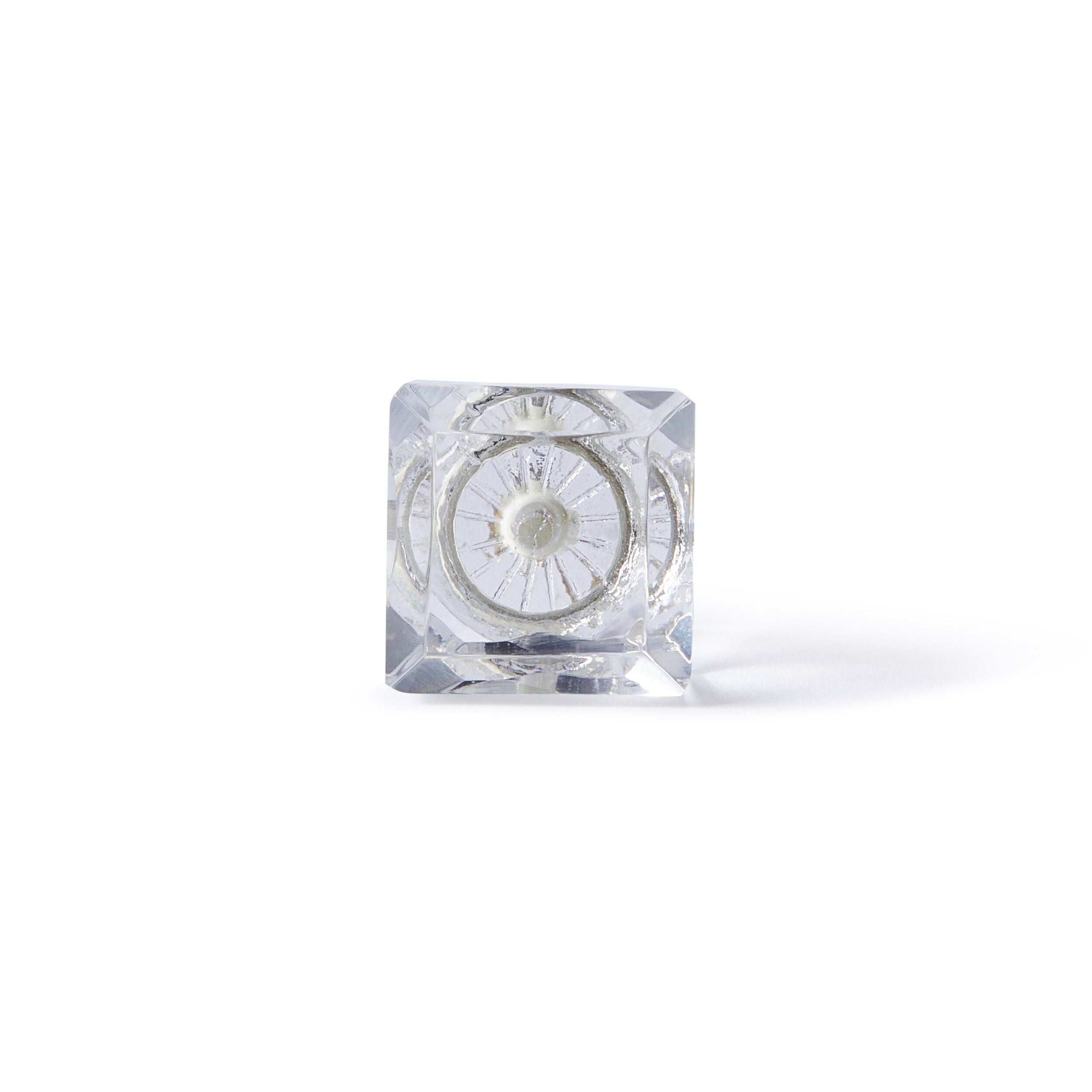 Glass Square Knob 3.5cm