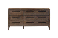 Oslo Low 6 Drawer Chest Boco Oak