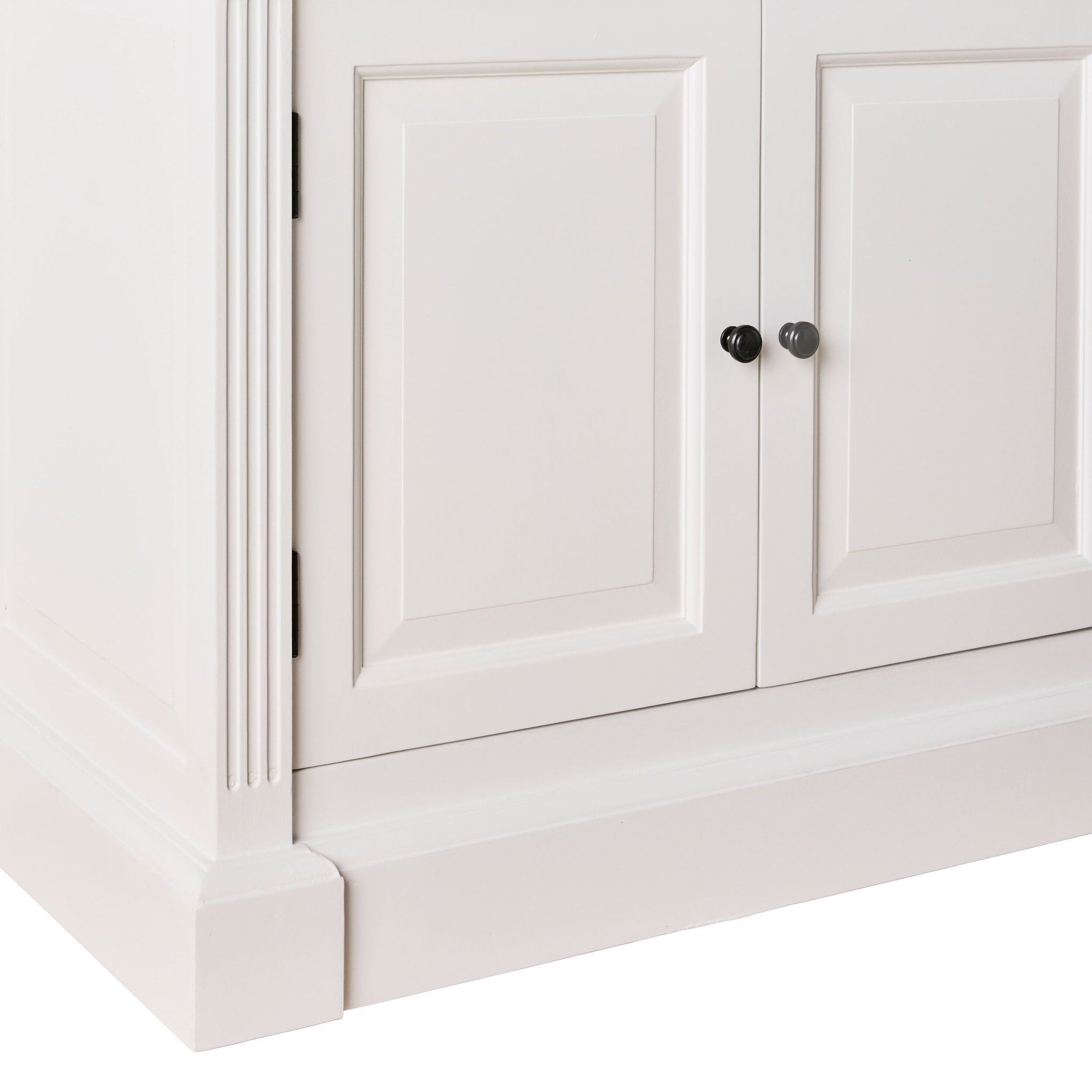 Camille 4 Door Display Cabinet White 167x240.5cm