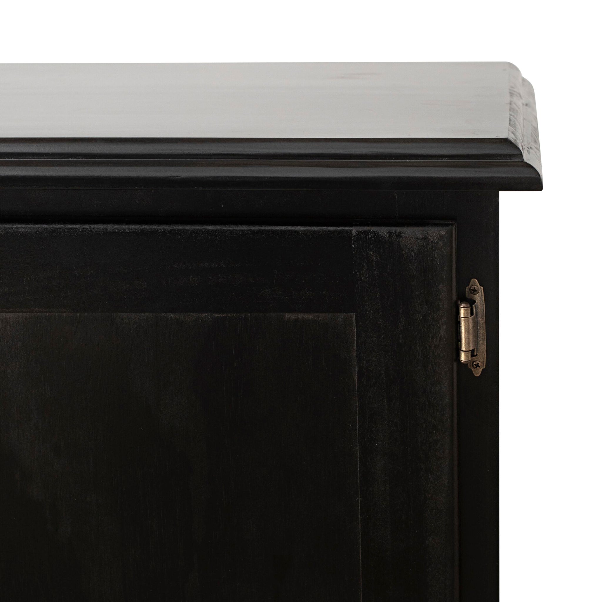 Armand 4 Door Book Cabinet 240 x 83cm Black