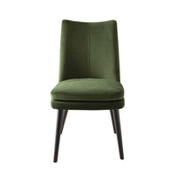 Aura Velvet Dining Chair Olive Green