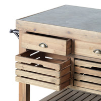 Carter 4 Drawer Island Bench