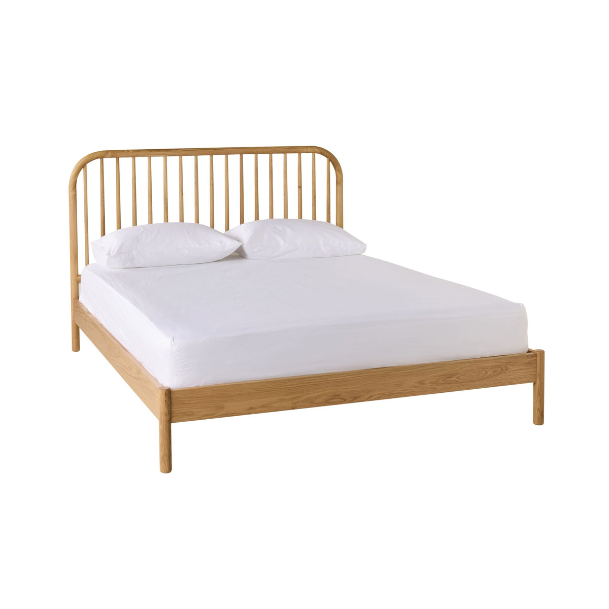 Spintara Queen Bed Light Oak