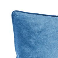 Cuscino Indigo Blue Velvet Cushion 45x45cm