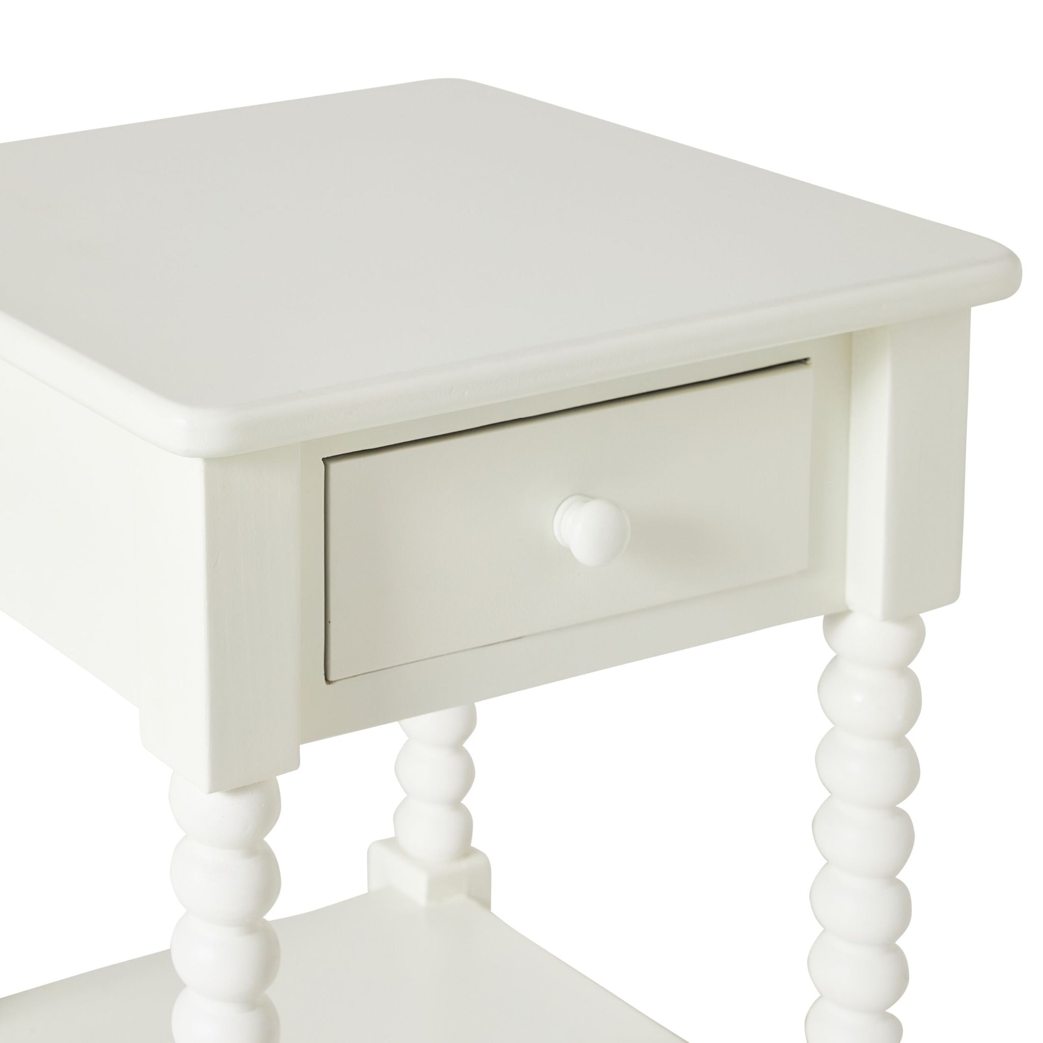 Maisie 1 Drawer Bedside White