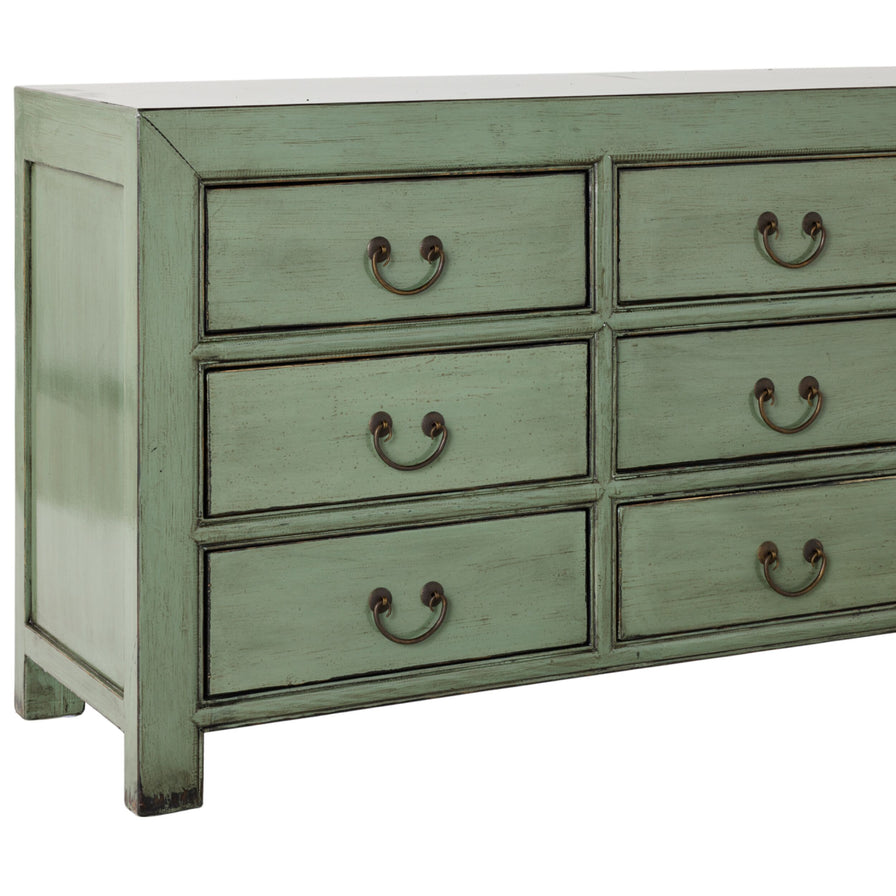 Sansha 9 Drawer Chest Sage Green – Early Settler Australia