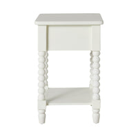 Maisie 1 Drawer Bedside White
