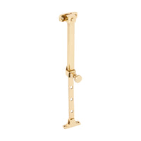 1700 Casement Stay Telescopic Pin Polished Brass L200-295mm