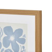 Botanical Blue Framed Print 50x70cm