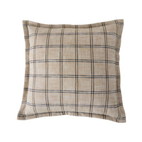 Loft Grid Check Cushion Latte 50cm