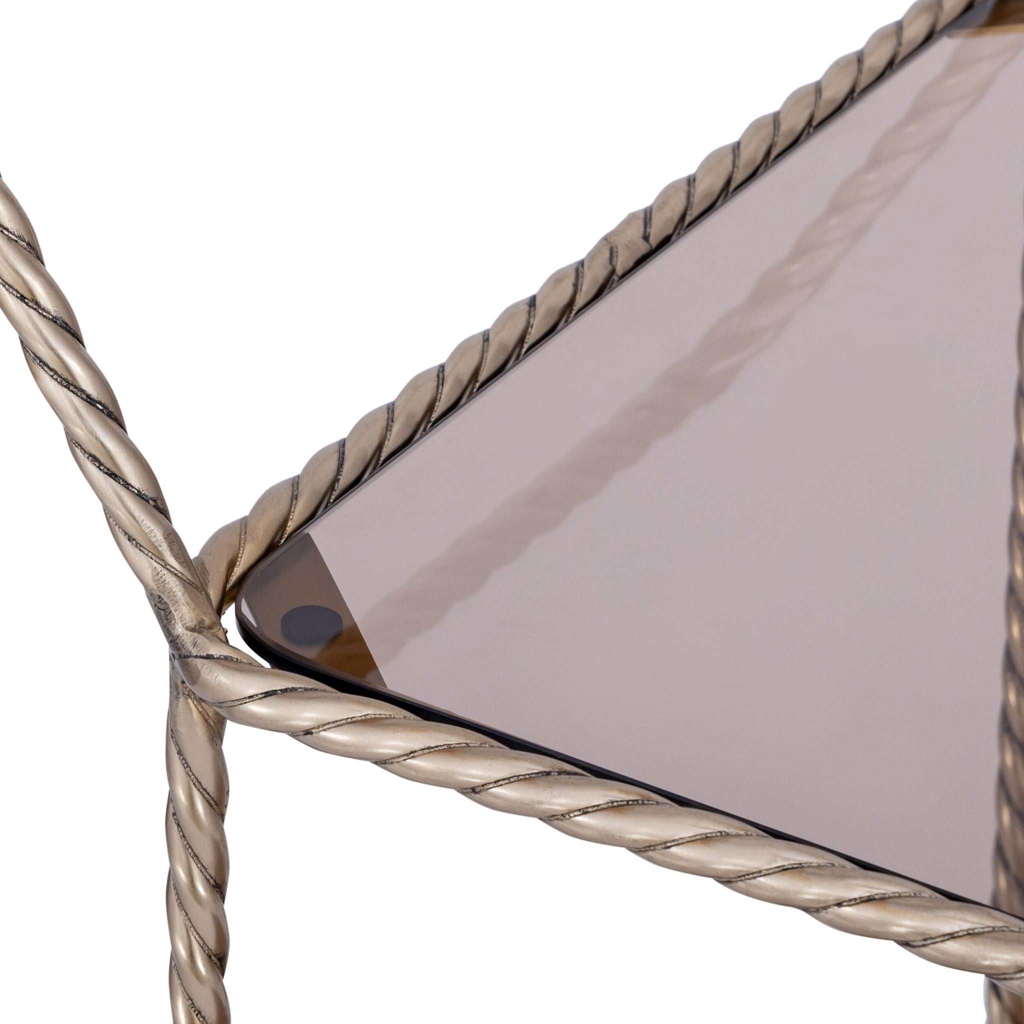 Nautilus Iron Drinks Trolley Gold
