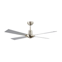Mackay Indoor AC Ceiling Fan - Brushed Nickel & Silver 122cm