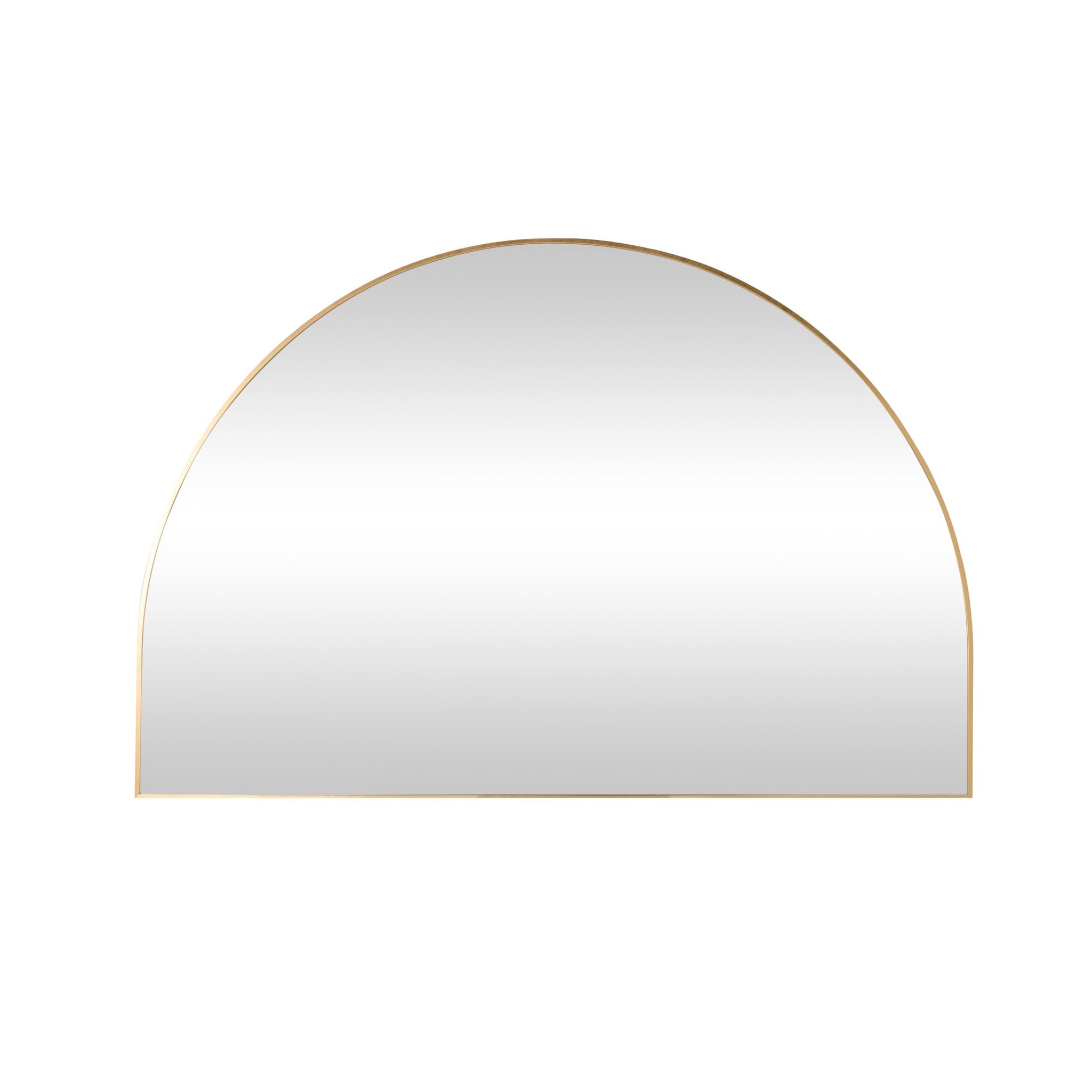 Ovale Arch Mirror 100x150cm Brushed Brass