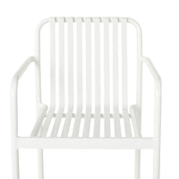 Kasper Aluminium Dining Chair White