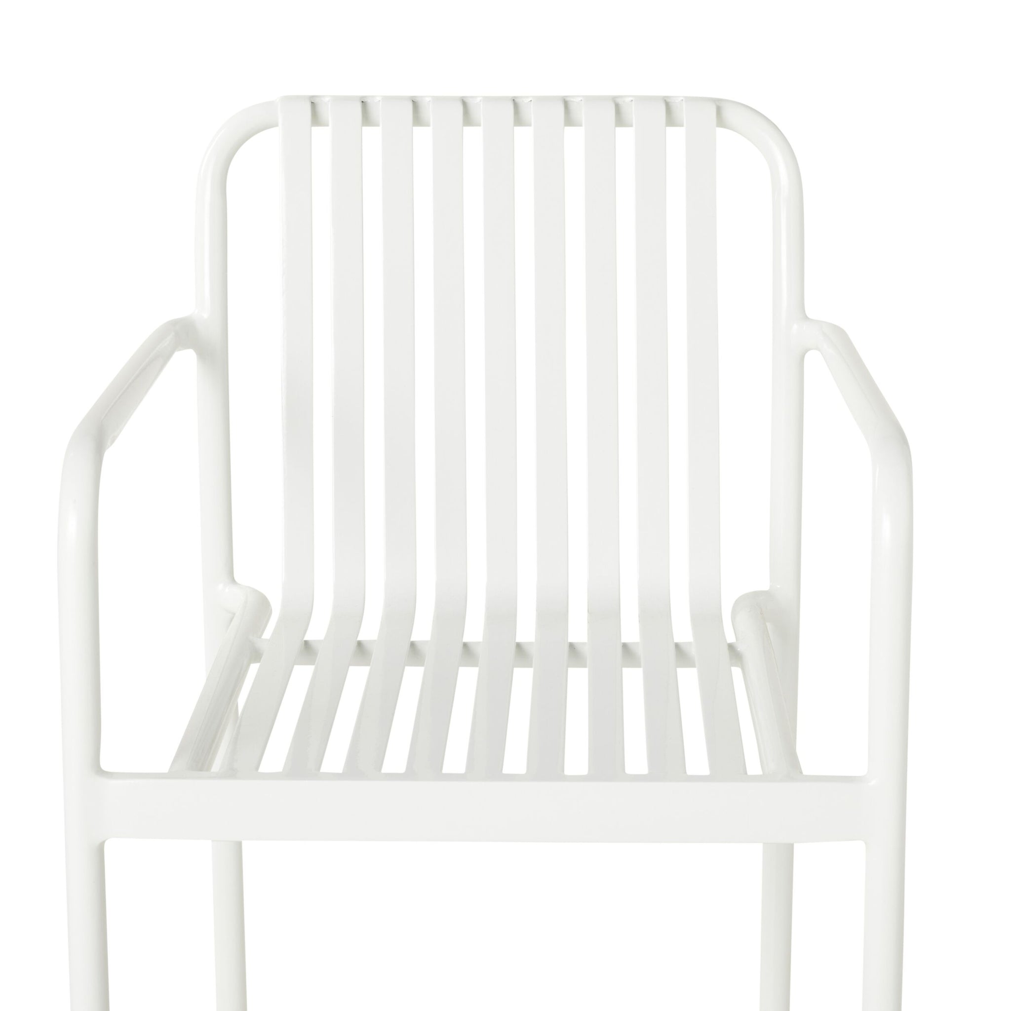 Kasper Aluminium Dining Chair White