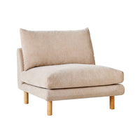 Austin Armless Armchair Serenity Tortilla