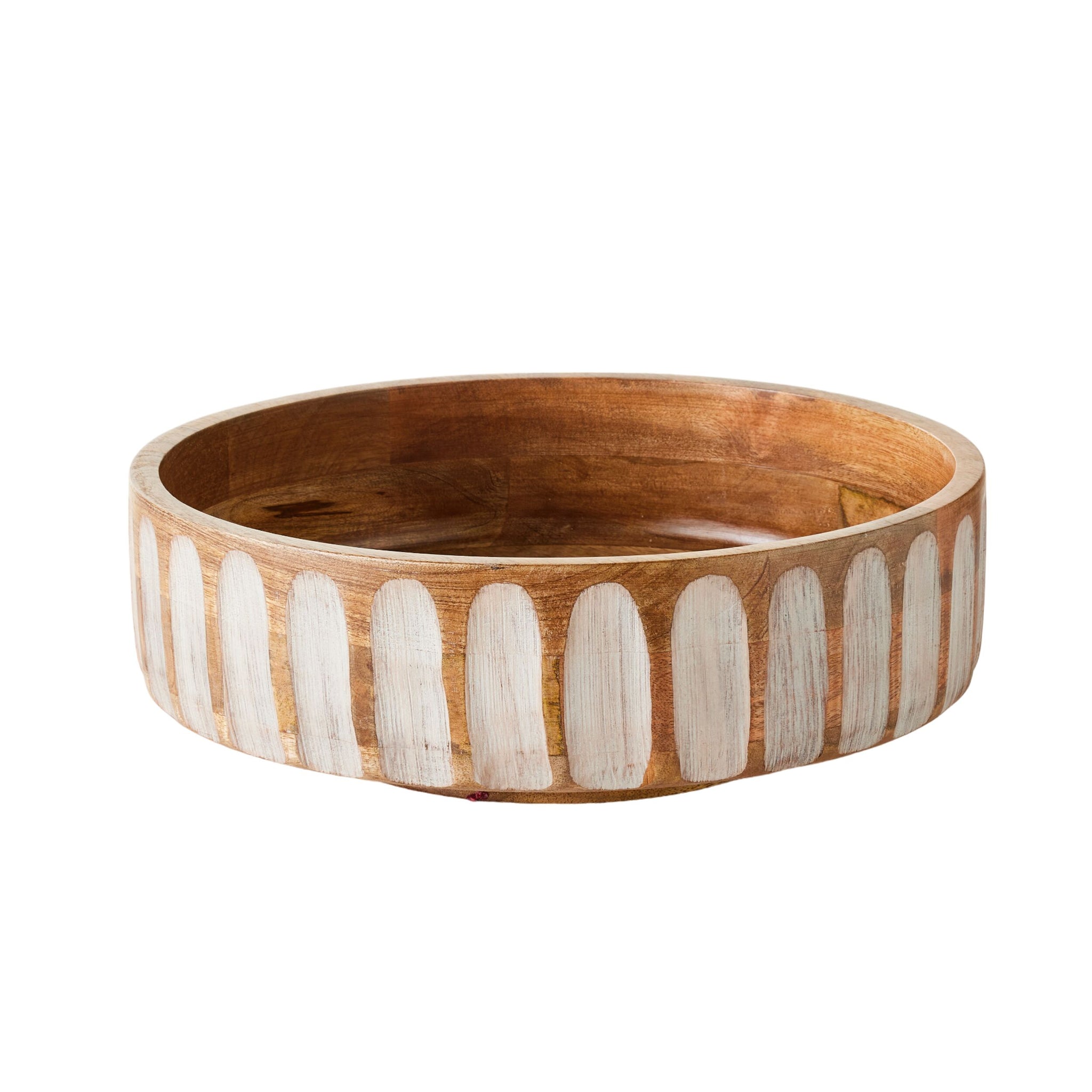 Moana Salad Bowl White 35x35x12cm