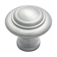 3057 Cupboard Knob Domed Satin Chrome D32xP29mm