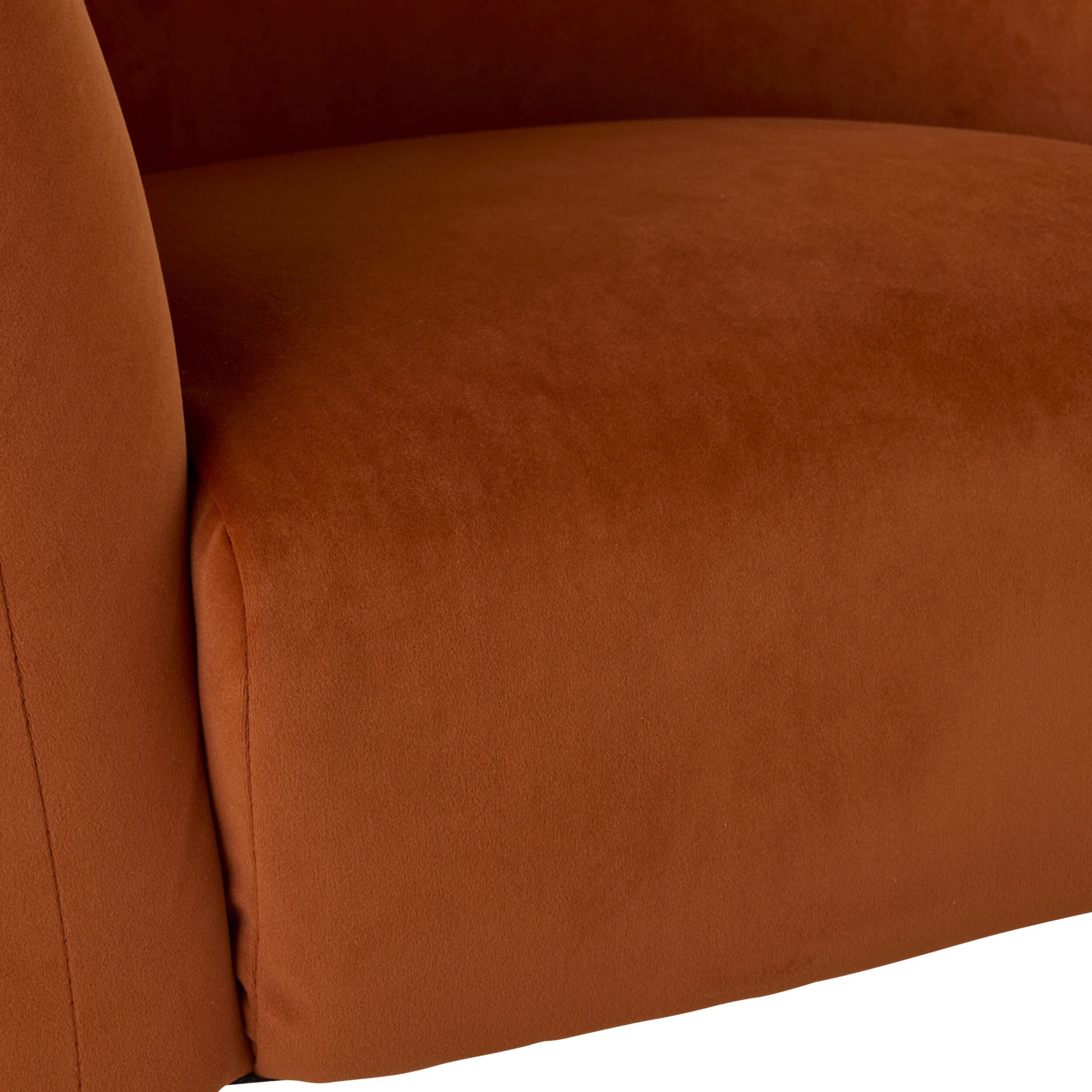 Kianna Occasional Chair Velvet Tangelo