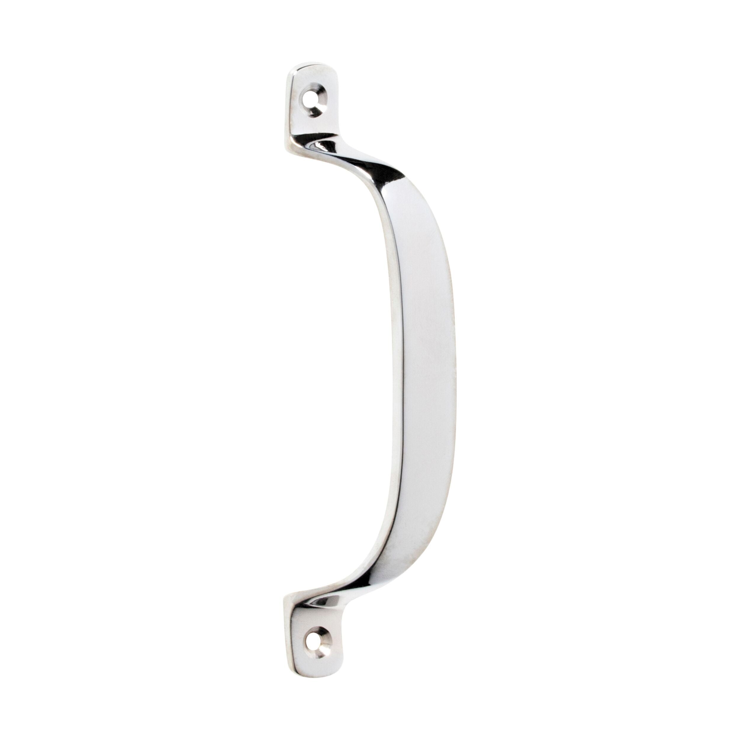 1482 Pull Handle Offset Chrome Plated H130xP23mm