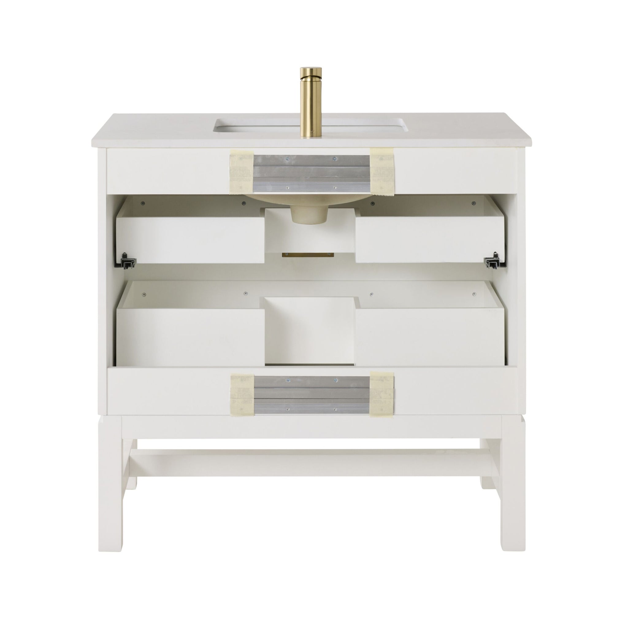 Lennox Single Vanity White 940mm