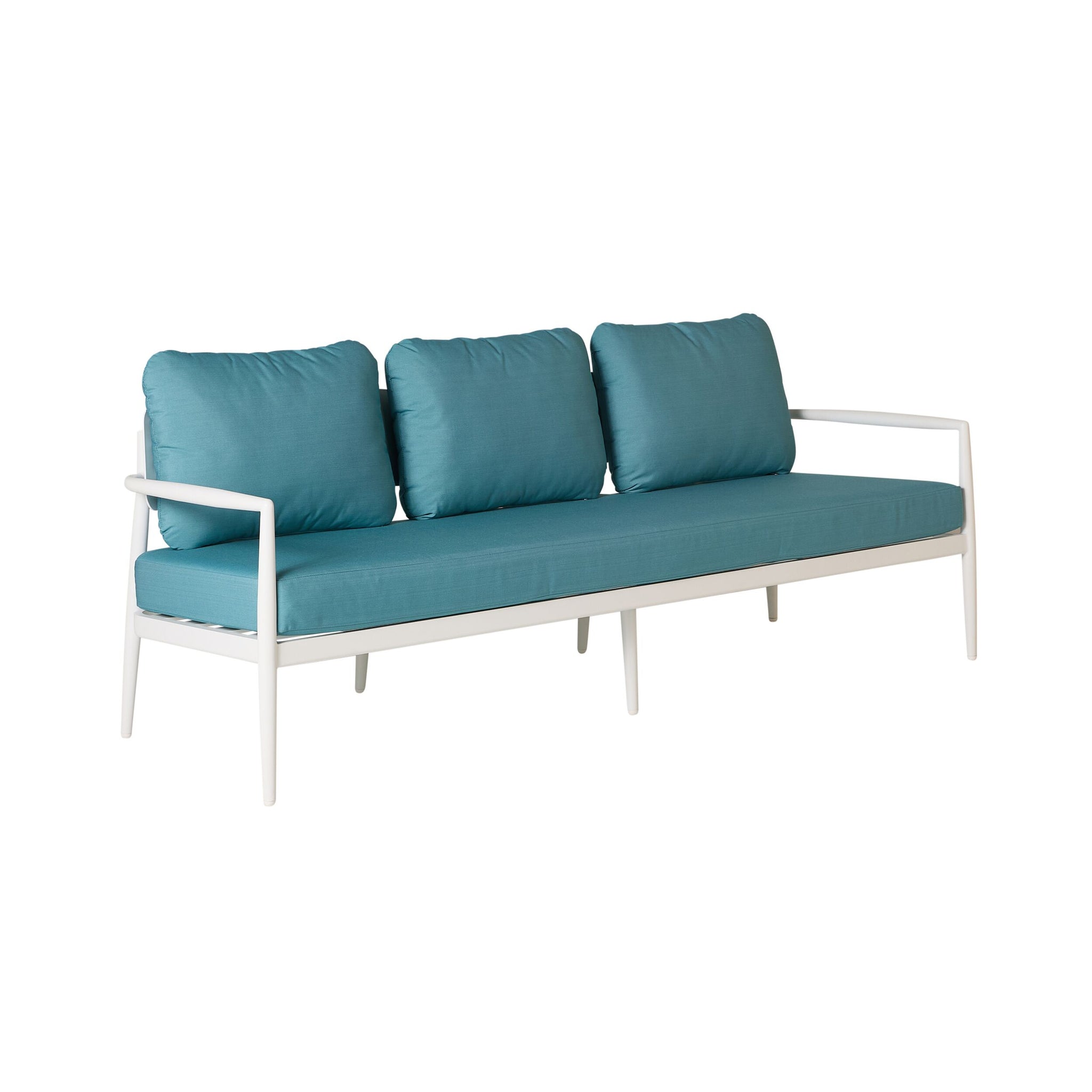 Poppie 3 Seater Sofa Chambray Blue