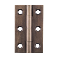 9728 Cabinet Hinge Fixed Pin Antique Brass H50xW28mm