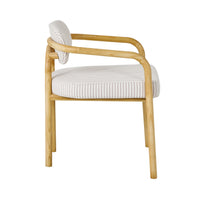 Astor Dining Chair Natural Stripe