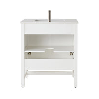 Liam Single Vanity White 790mm