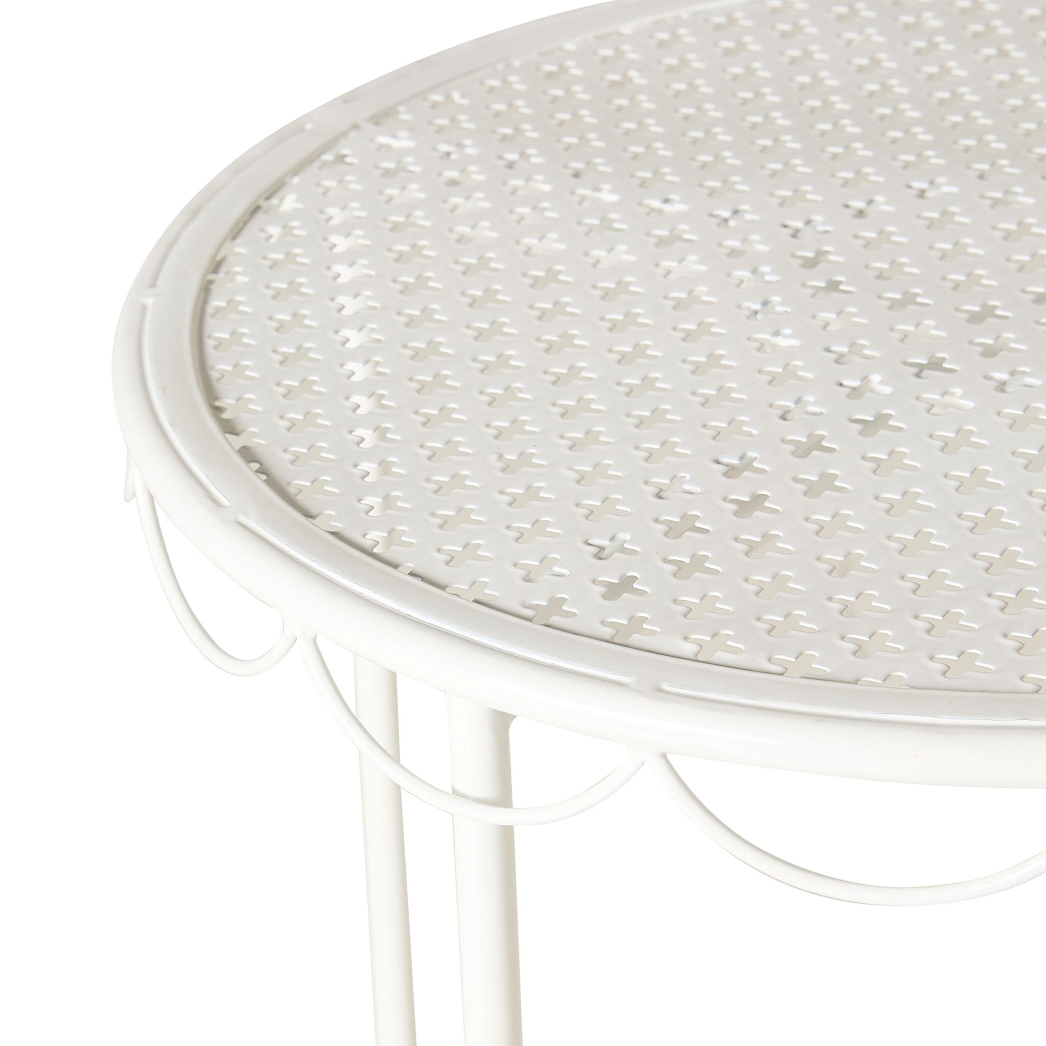 Bonnie Side Table 38cm White