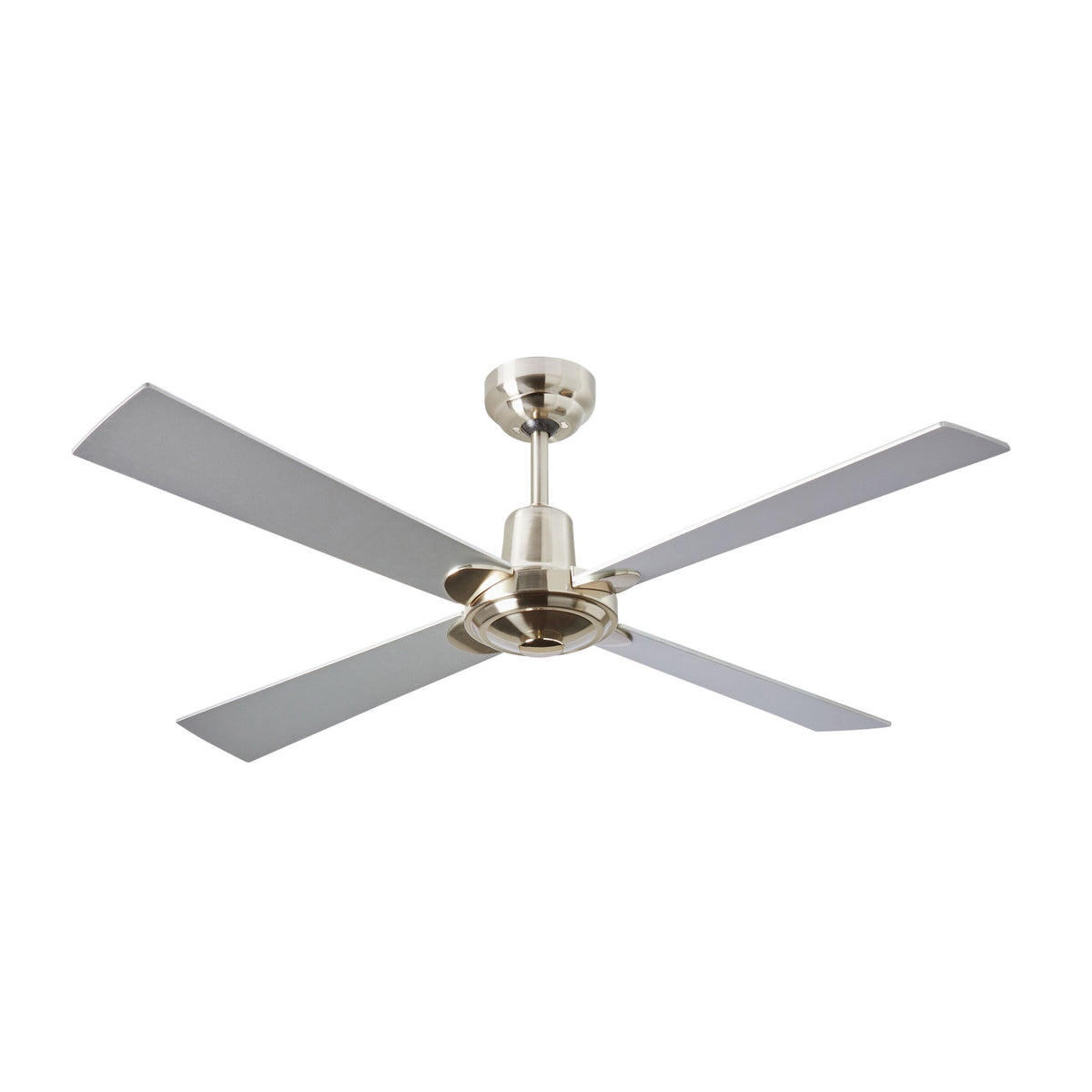 Mackay Indoor AC Ceiling Fan Brushed Nickel & Silver 122cm Early