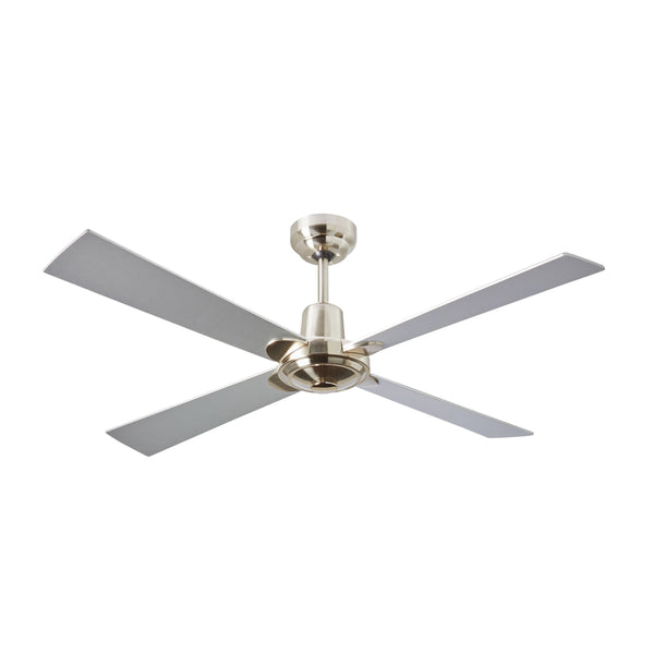 Mackay Indoor AC Ceiling Fan Brushed Nickel & Silver 122cm Early