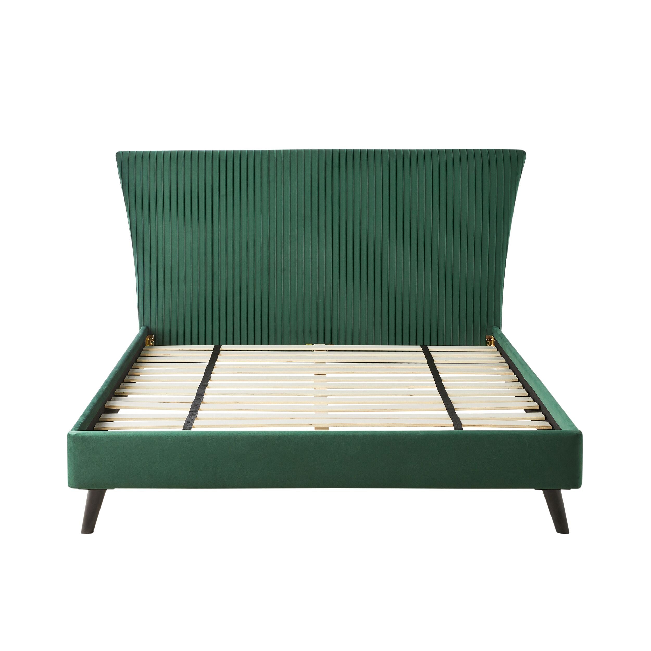 Pleat Bed King Emerald