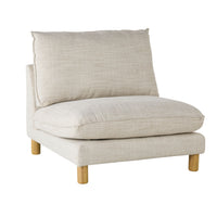 Whitehaven Armless Modular Chair Eden Natural