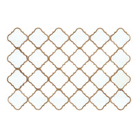 Diamond Lustre Mirrored Wall Decoration 120x80x2cm