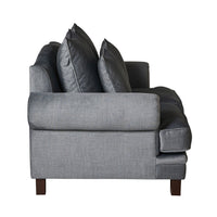 Lisette 2.5 Seater Velvet Sofa Aura Storm