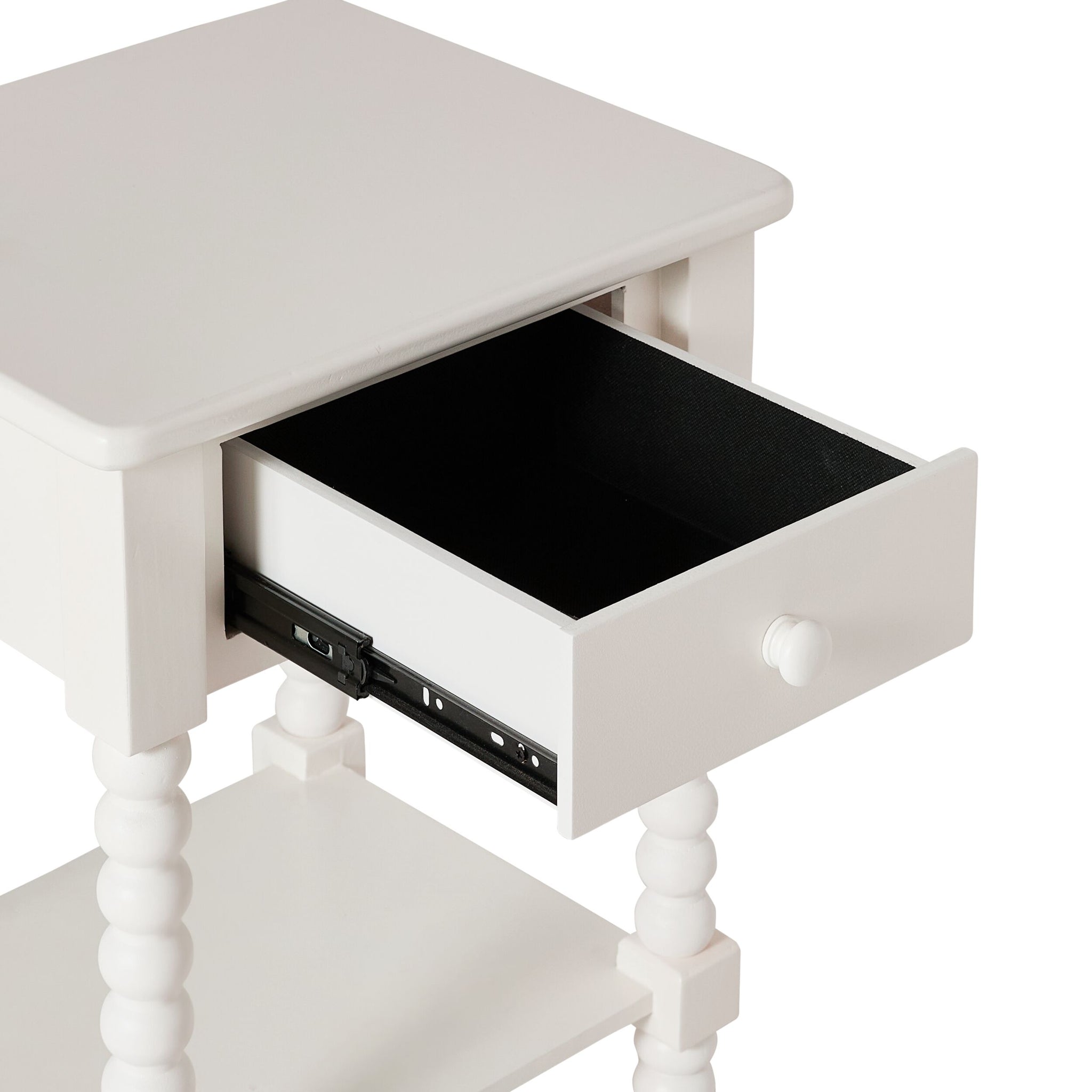 Maisie 1 Drawer Bedside White