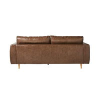 Harrison 3 Seater Leather Sofa Dakota Mocha