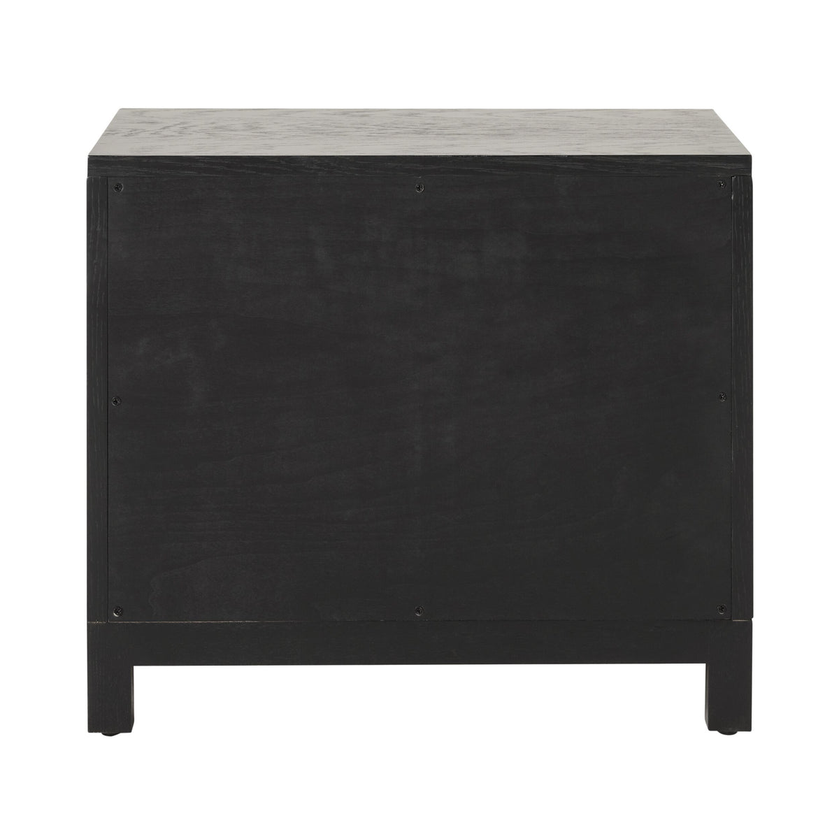 Avalon Small 2 Drawer Bedside Black