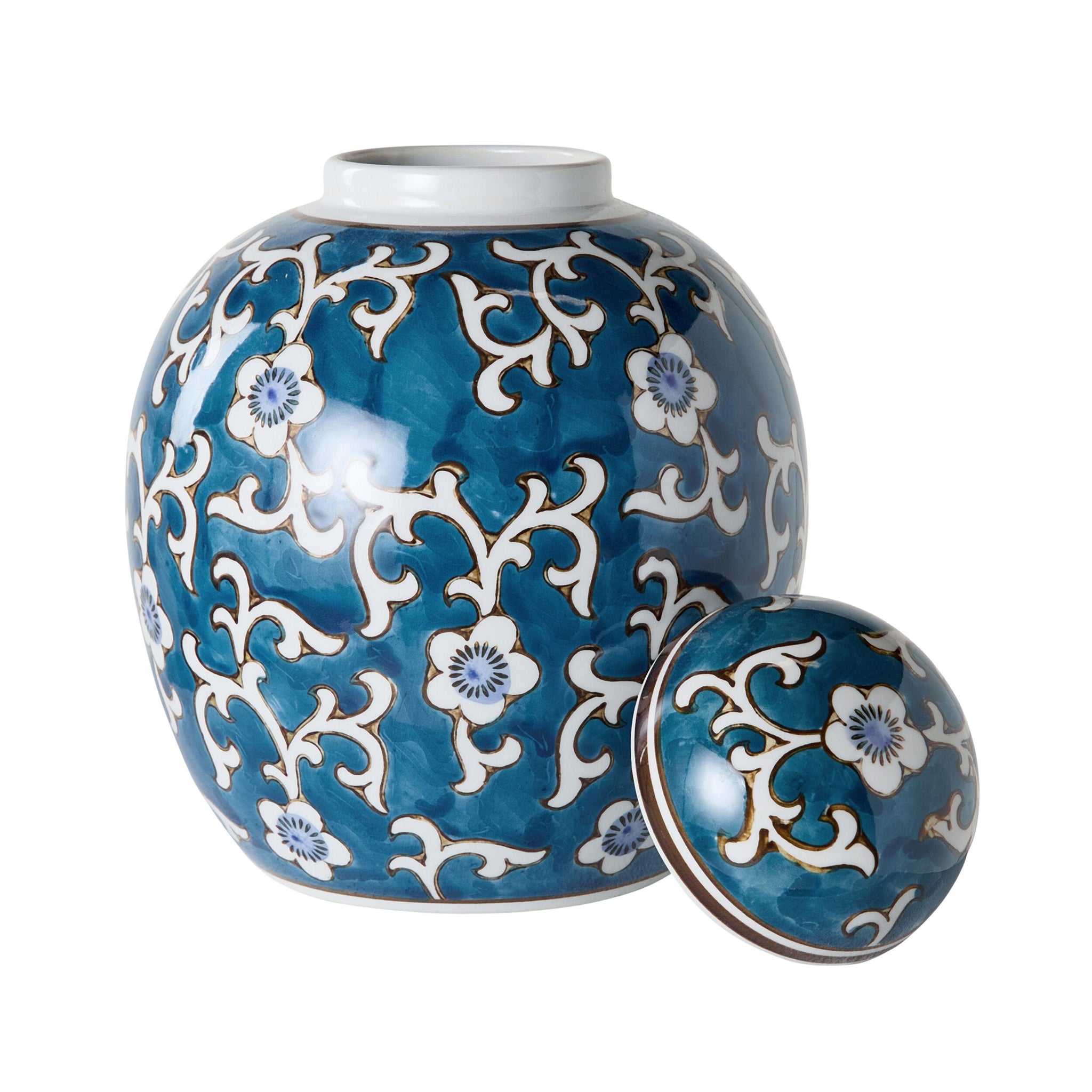 Celadon Alyssum Vine Jar Large