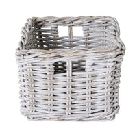 Lorne Basket Medium White Wash 49x30x22cm