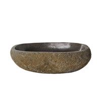 Andesite Natural Stone Basin 45-50x35-40x14cm