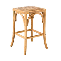 Bastion Backless Bar Stool Natural