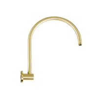 Finlay Gooseneck Shower Arm Brushed Brass