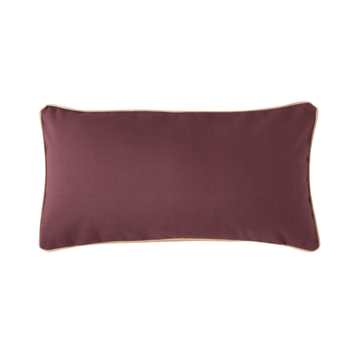 Aruba Outdoor Lumbar Cushion Raisin Stripe 70x35cm