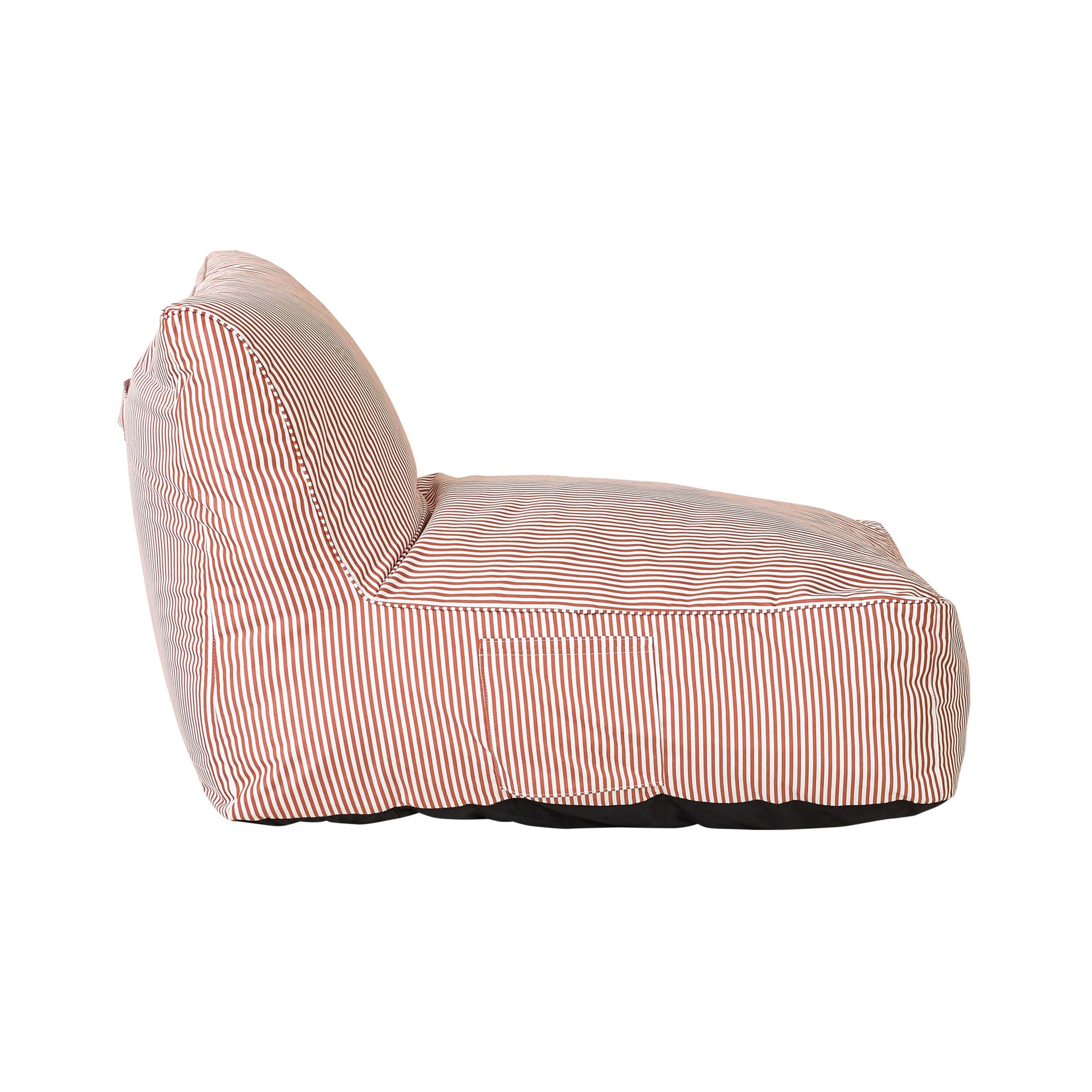 Jax Foam Filled Lounger Orange Stripe