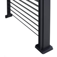 Sanctuary Aluminium Slatted Panel Charcoal for Pergola