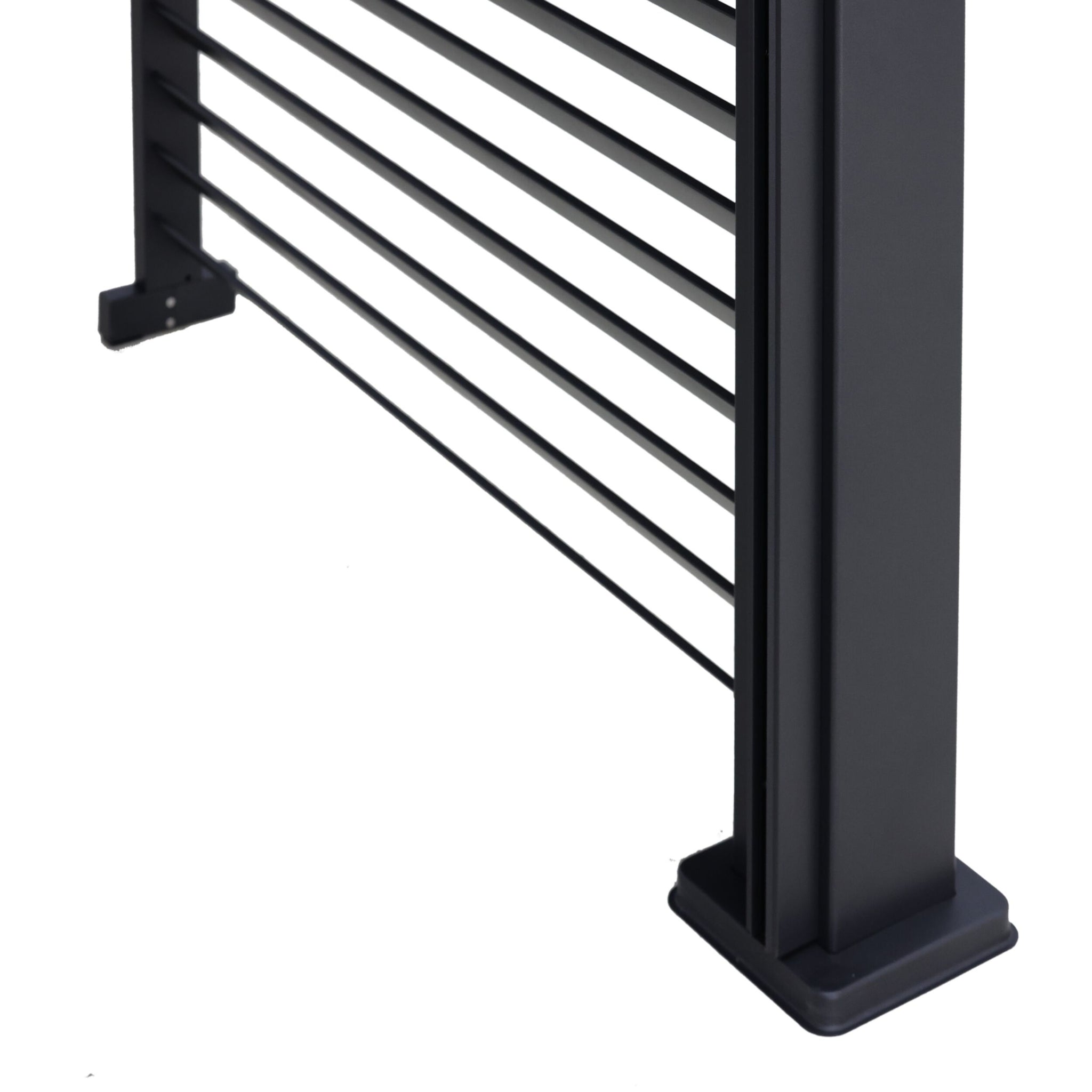 Sanctuary Aluminium Slatted Panel Charcoal for Pergola